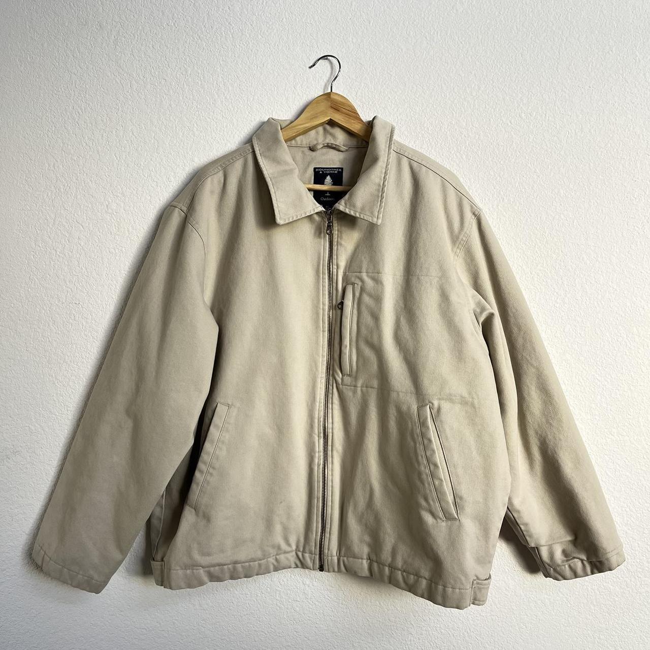 Super cool vintage khaki jacket 🧥 Men’s XL A few... - Depop