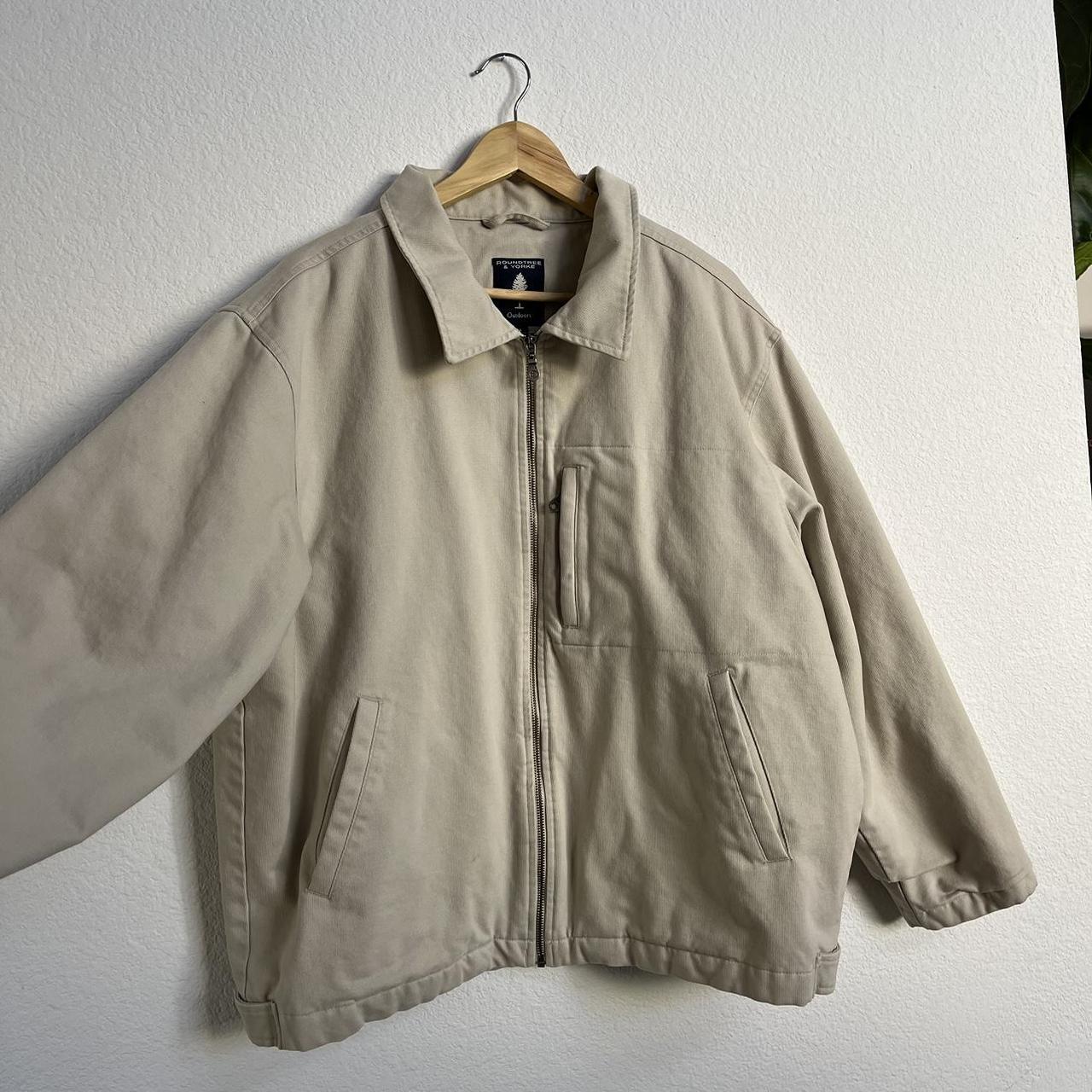 Super cool vintage khaki jacket 🧥 Men’s XL A few... - Depop