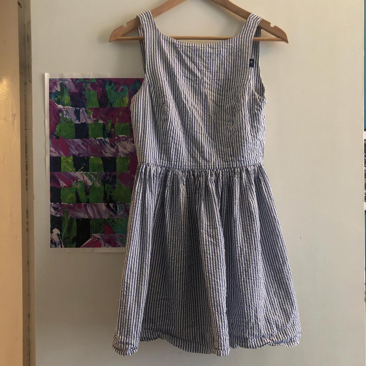 Gorgeous striped American Apparel summer dress with. Depop