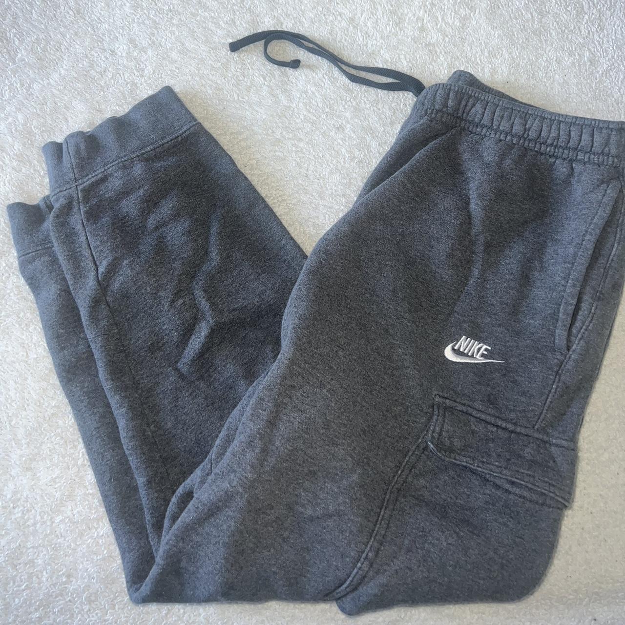 Men’s Nike grey sweatpants in a size XL #nike... - Depop