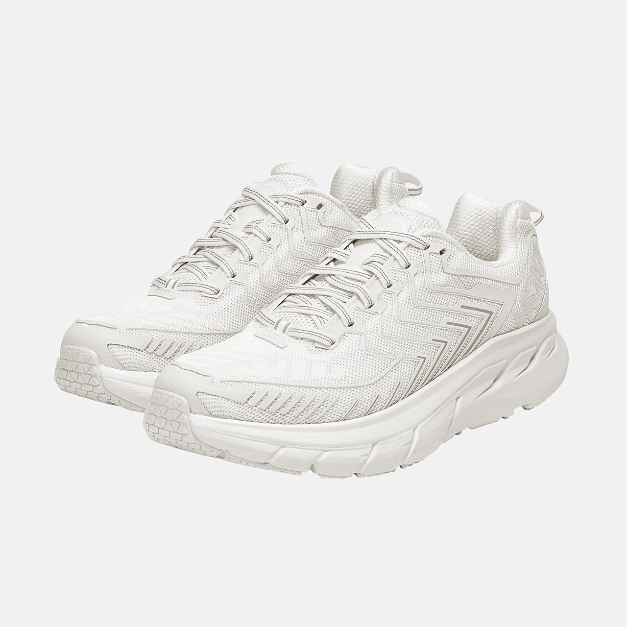 Outdoor voices hoka Clifton in cloud all white . No Depop