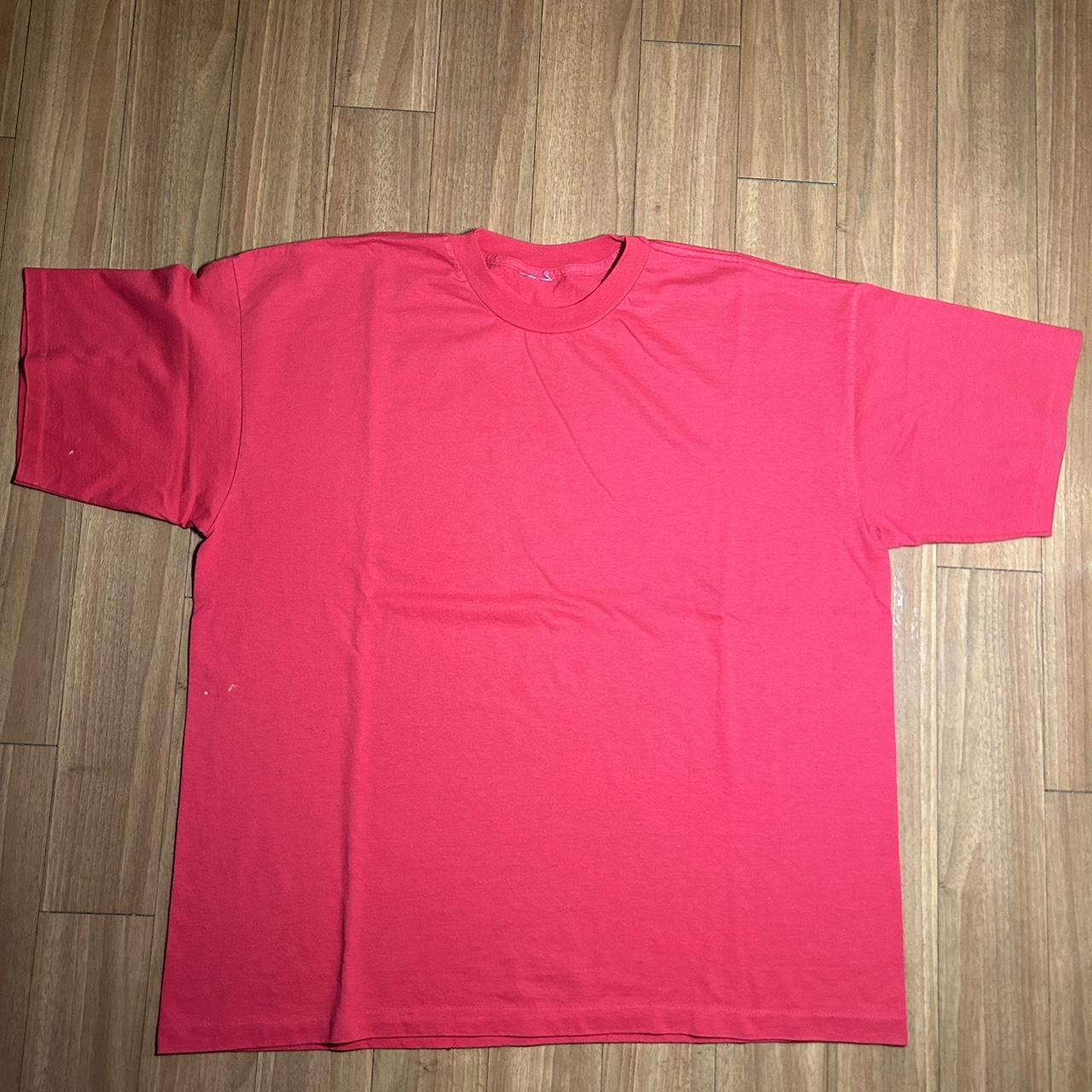 Vintage 90s Blank Red T Shirt Size Xl Pit To Pit Depop 0721