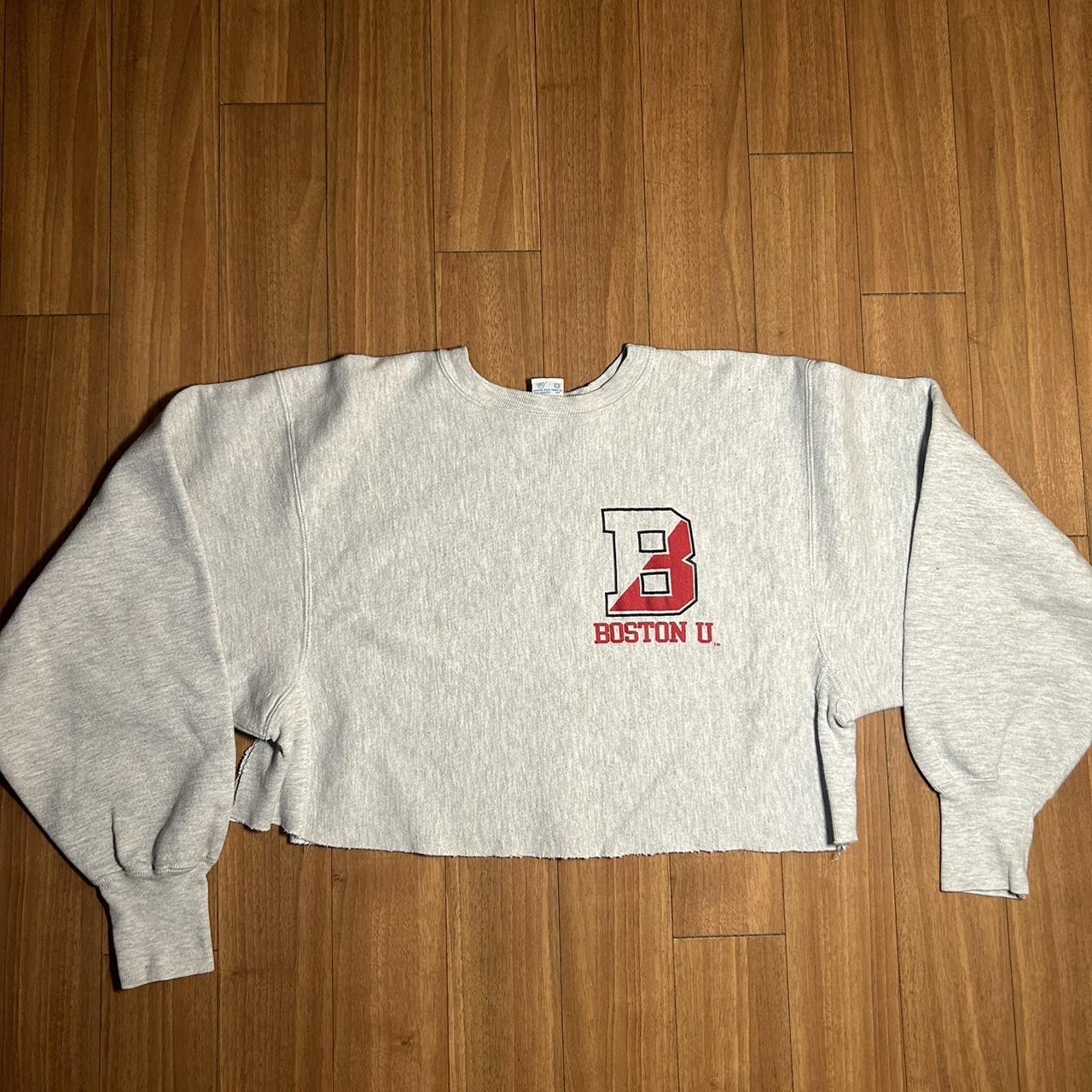 Vintage 90s Champion Reverse Weave Boston University...