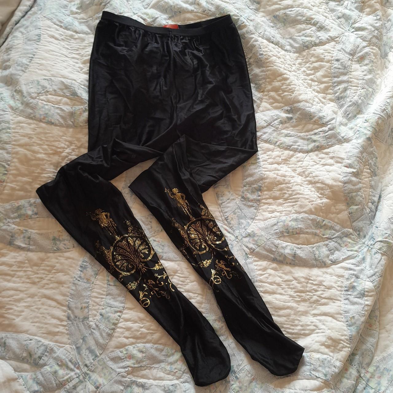 Vivienne Westwood Sock Shop Black Shiny Tights With Depop 