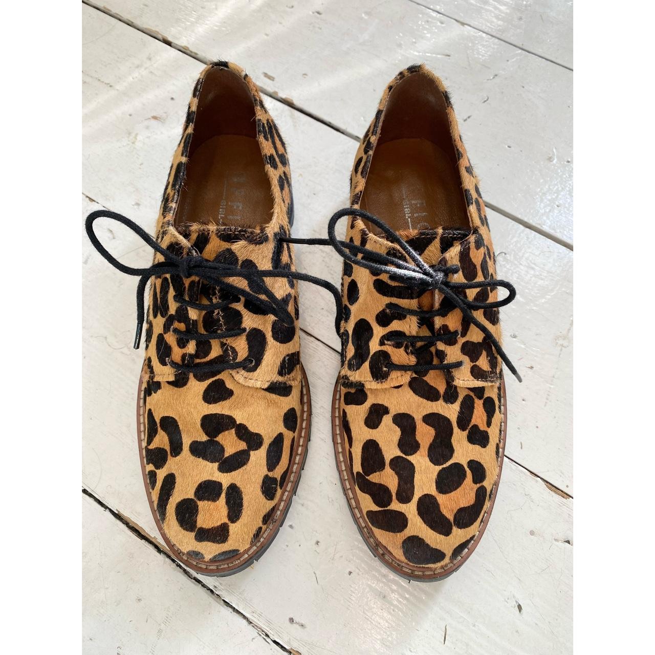 Leopard orders print brogues