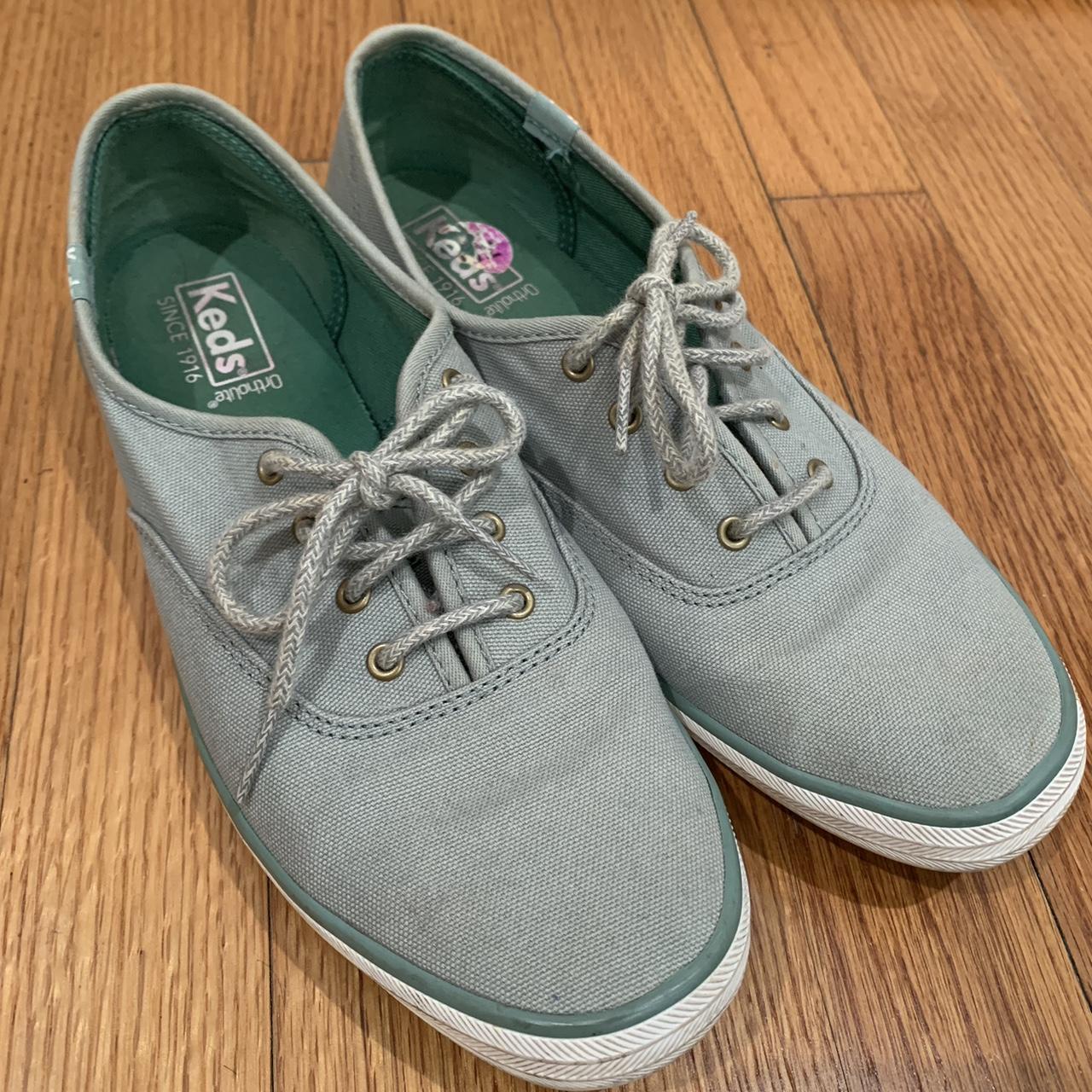 Keds, Ortholite, Sage Green, size 8.5 - Depop