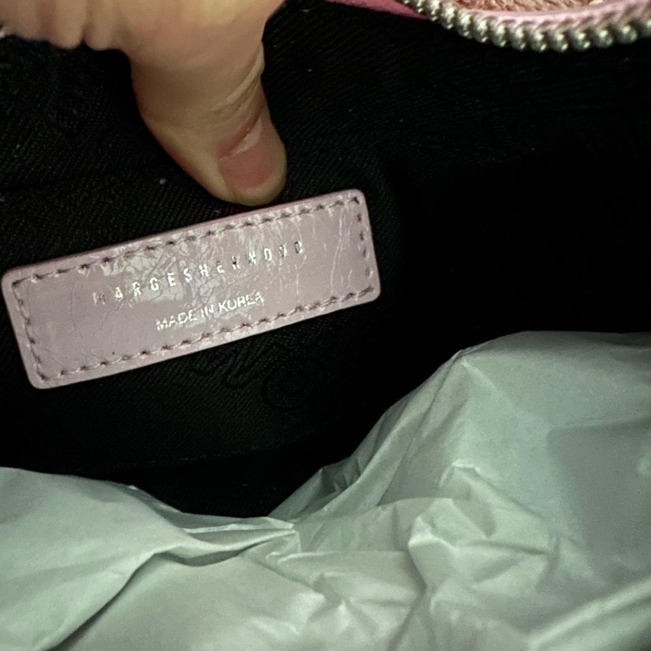 Marge Sherwood Pink Mini Crinkle Shoulder Bag for Women