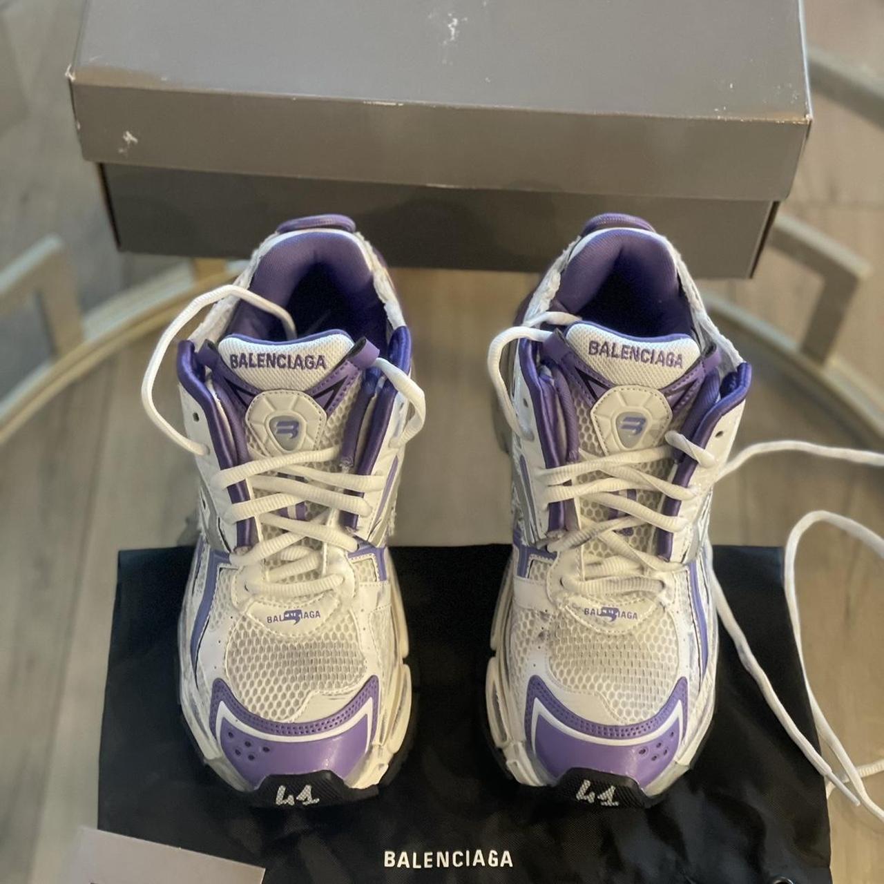 balenciaga trainers mens purple