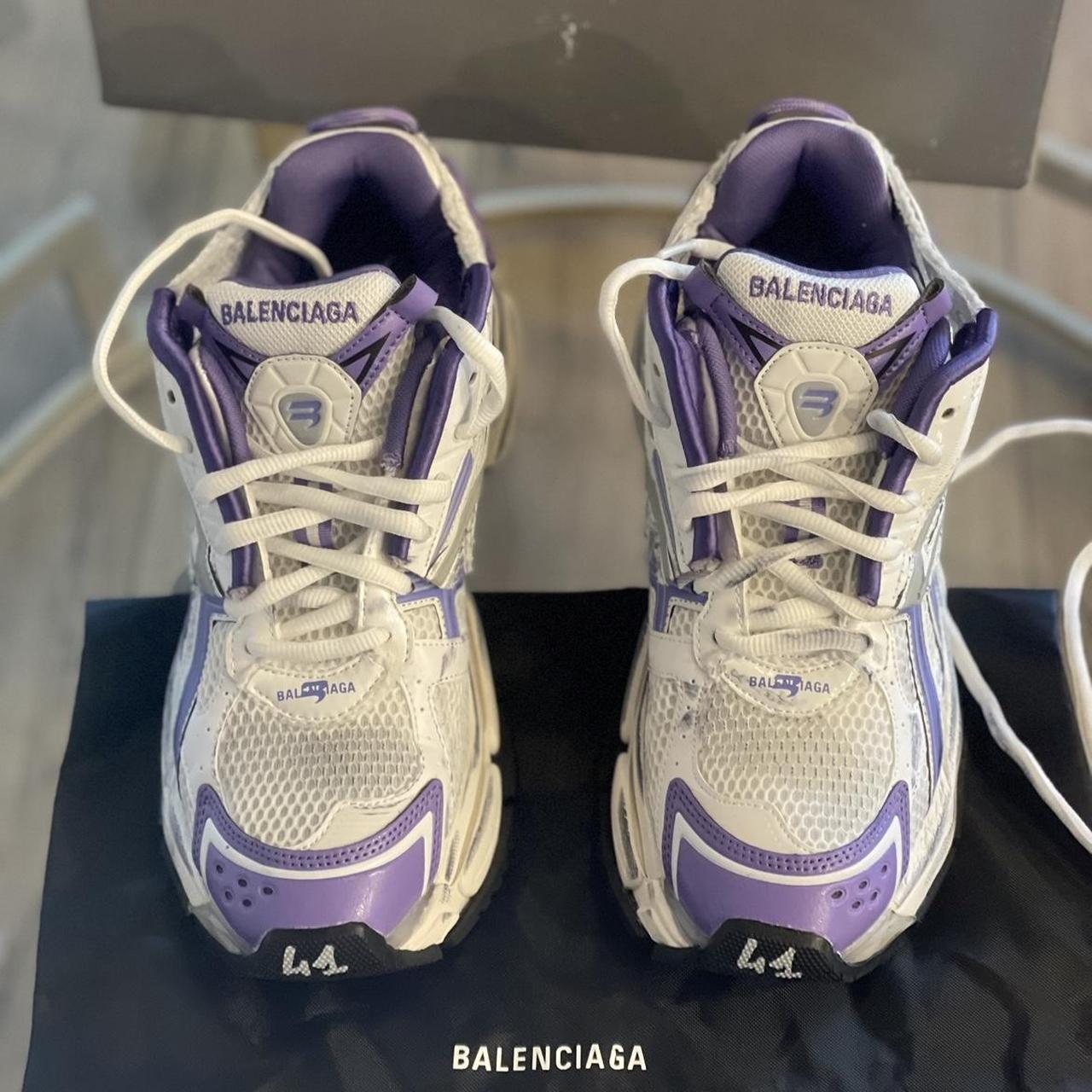 balenciaga trainers mens purple