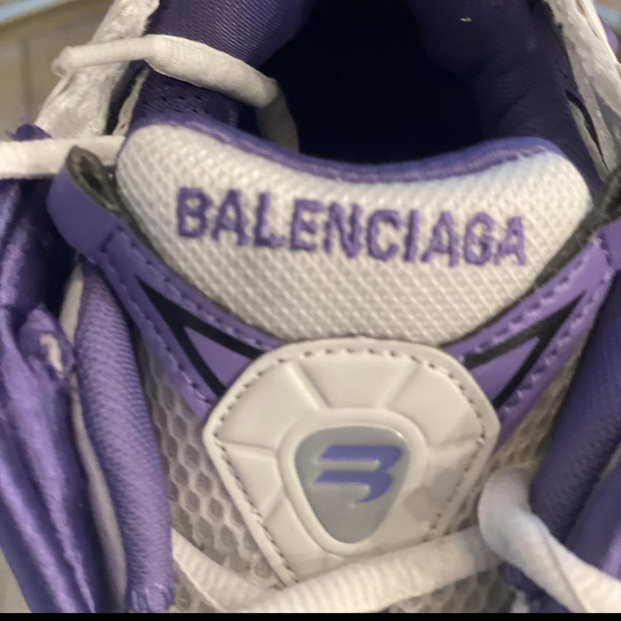 balenciaga trainers mens purple
