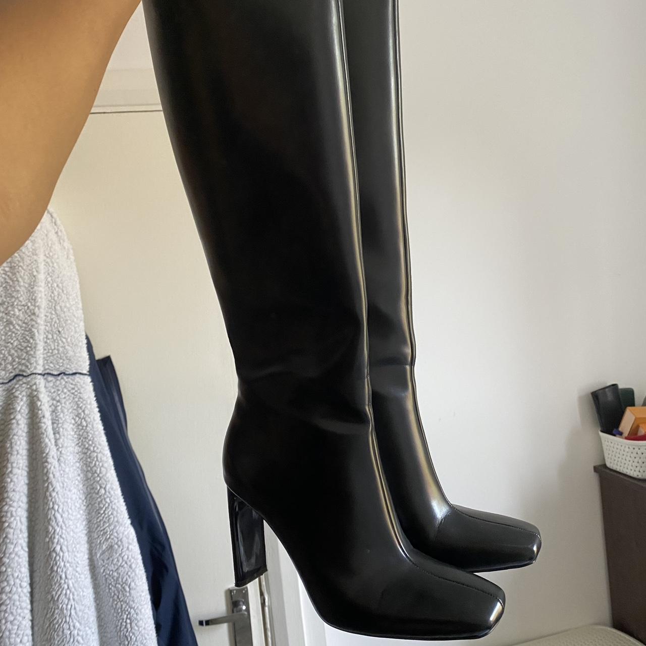 zara knee high boot