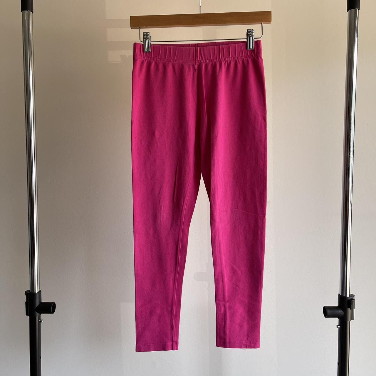 Basic Editions Pink Girl's Leggings Size Small - Depop