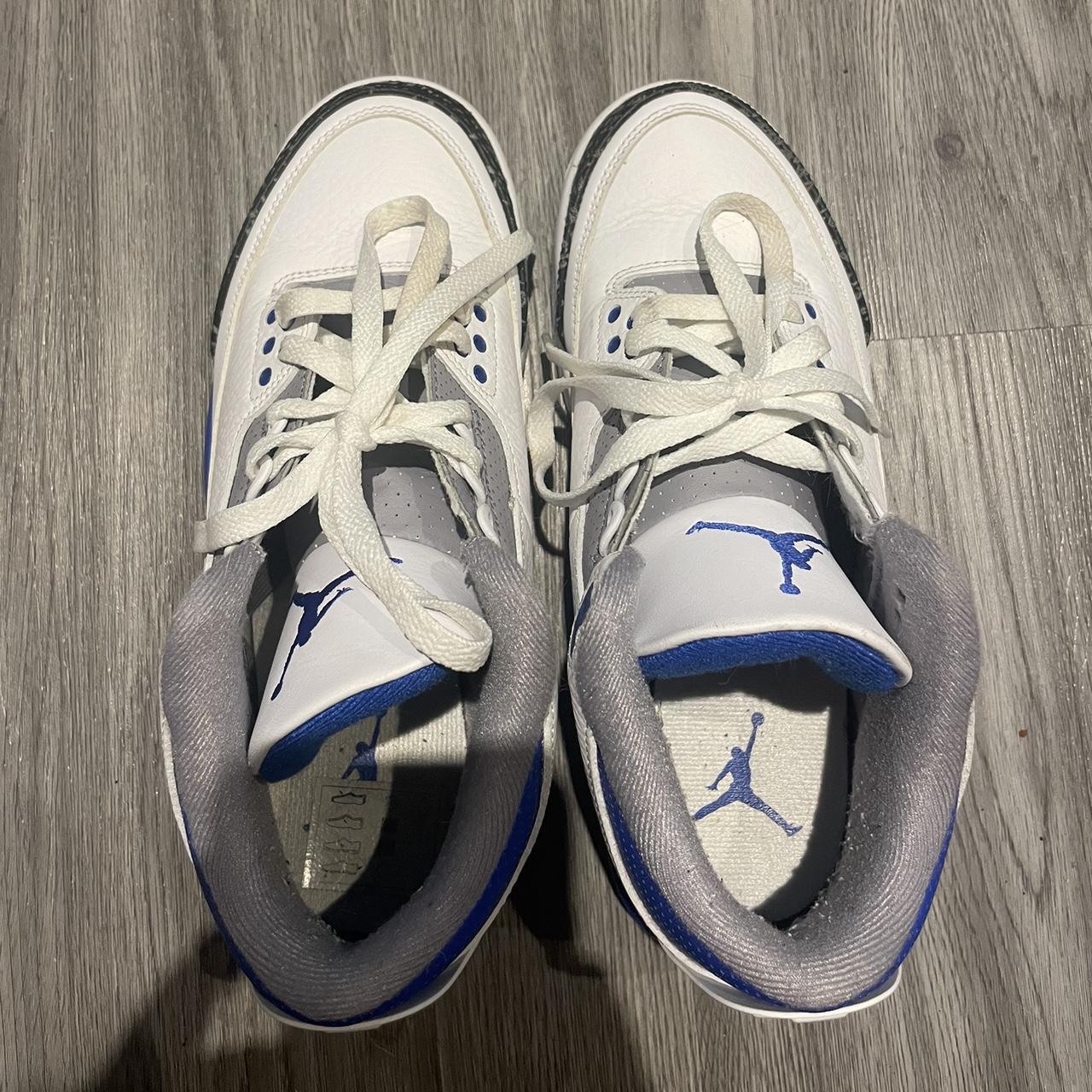 stockx jordan 3 racer blue