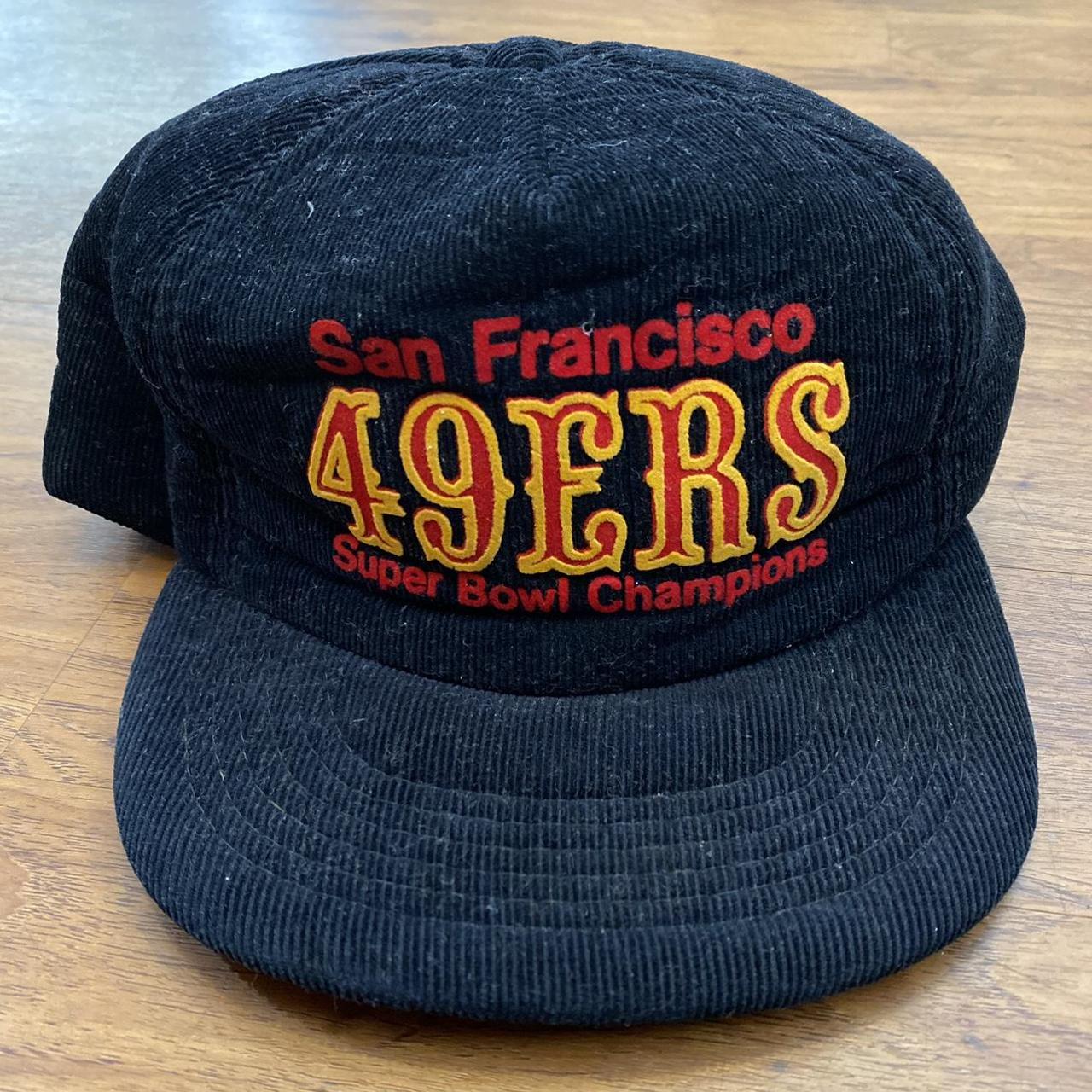 80's Vintage San Francisco 49ers Snapback Hat No - Depop