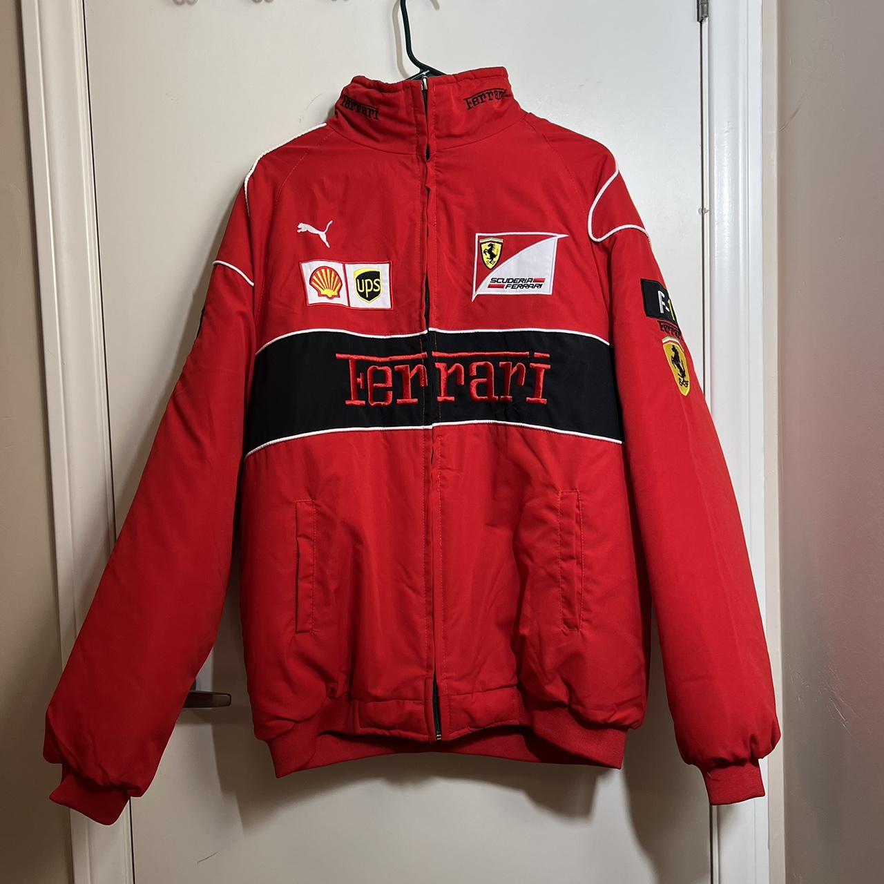 Ferrari F1 Vintage Style Jacket Size: Men’s XL... - Depop