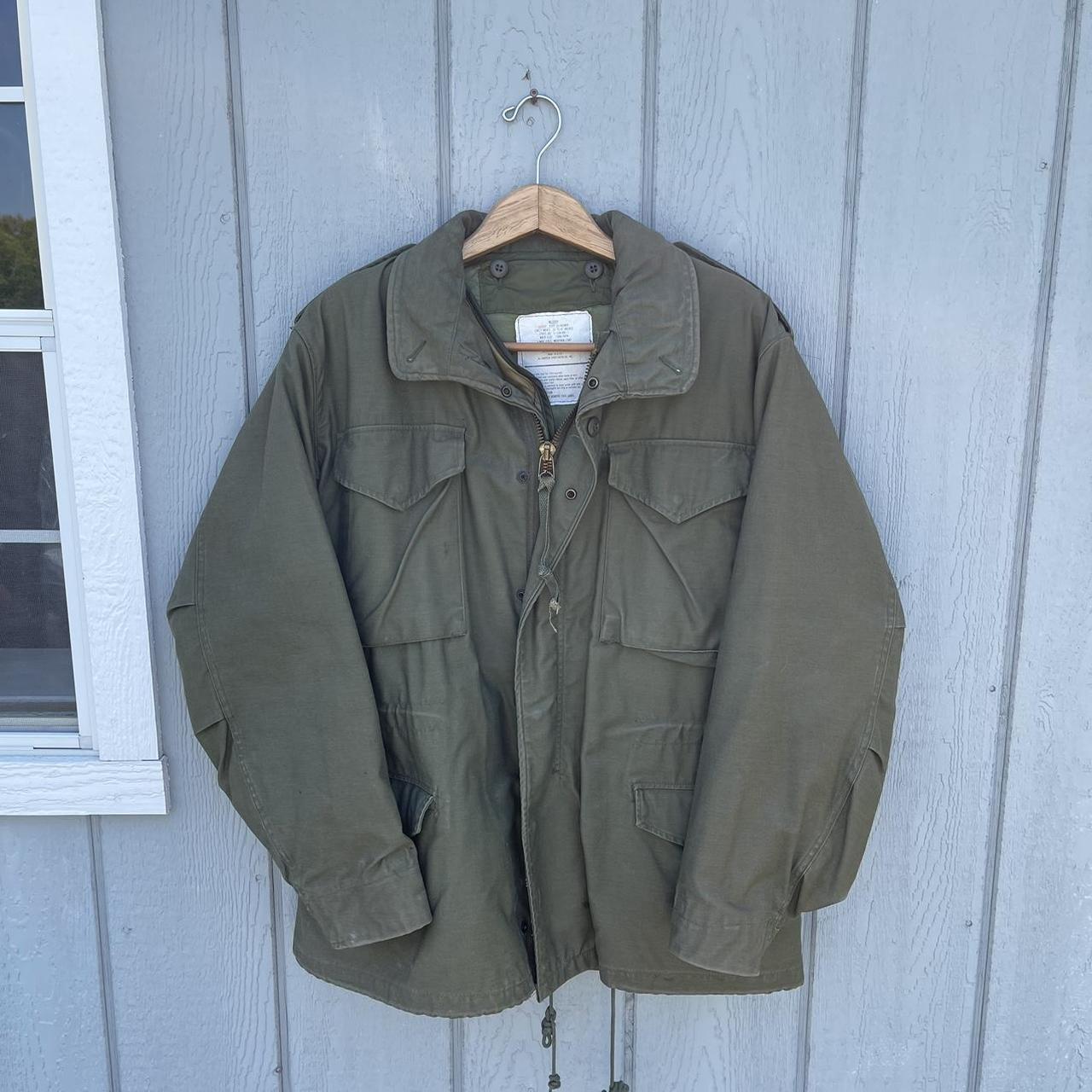 MILITARY LINED JACKET / Size “Medium... - Depop