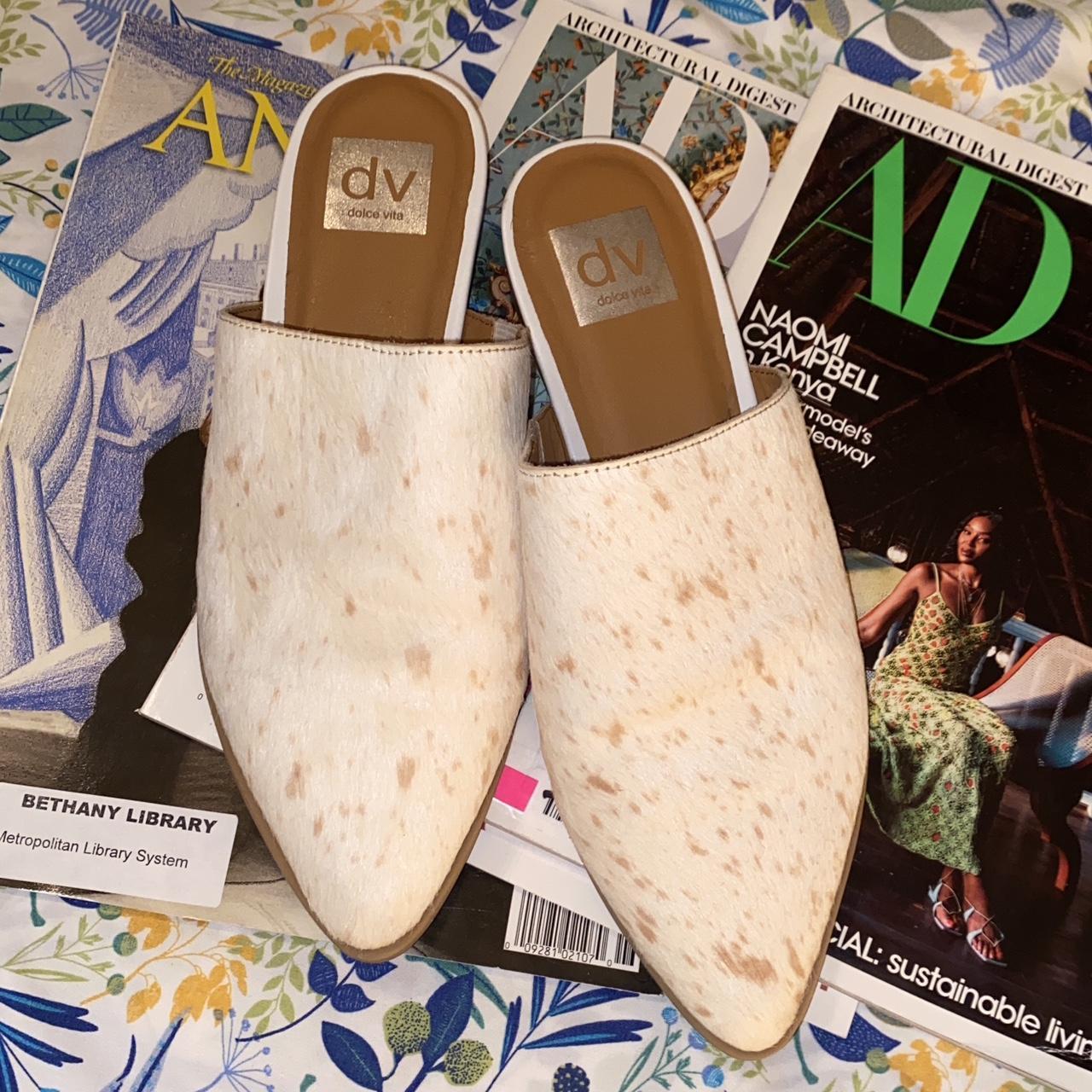 dolce vita snakeskin mules