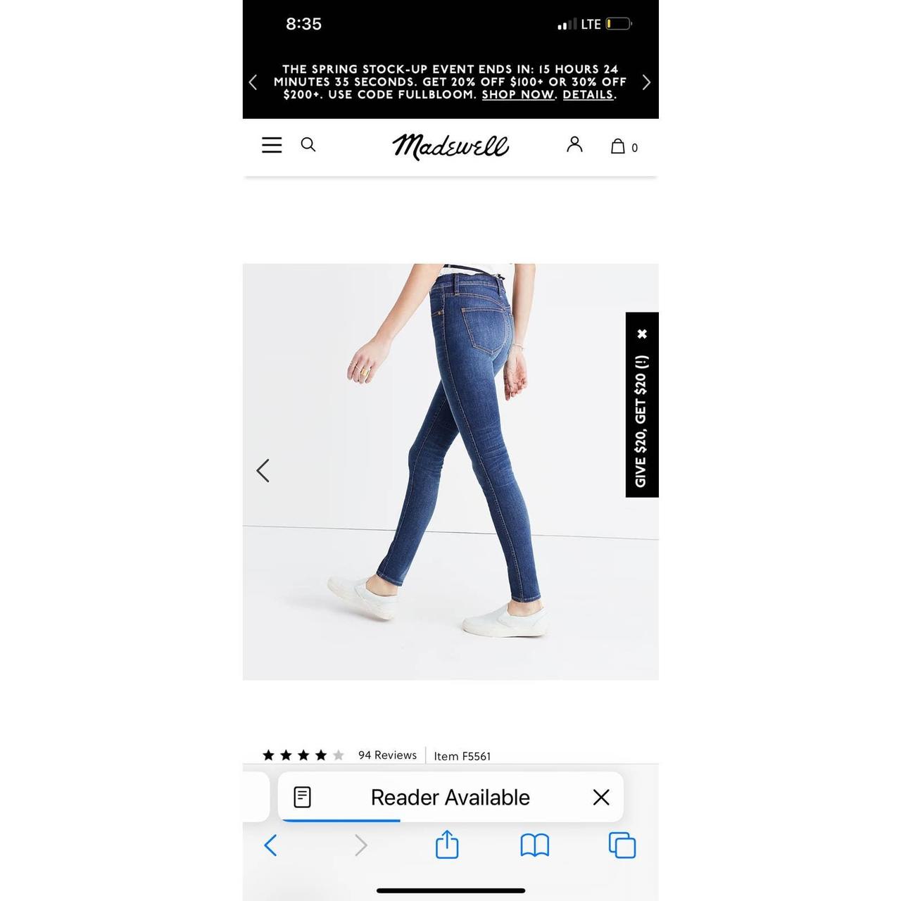 Madewell f5561 sales