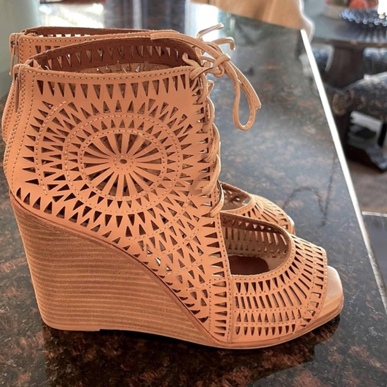 Jeffrey campbell cheap laser cut wedge