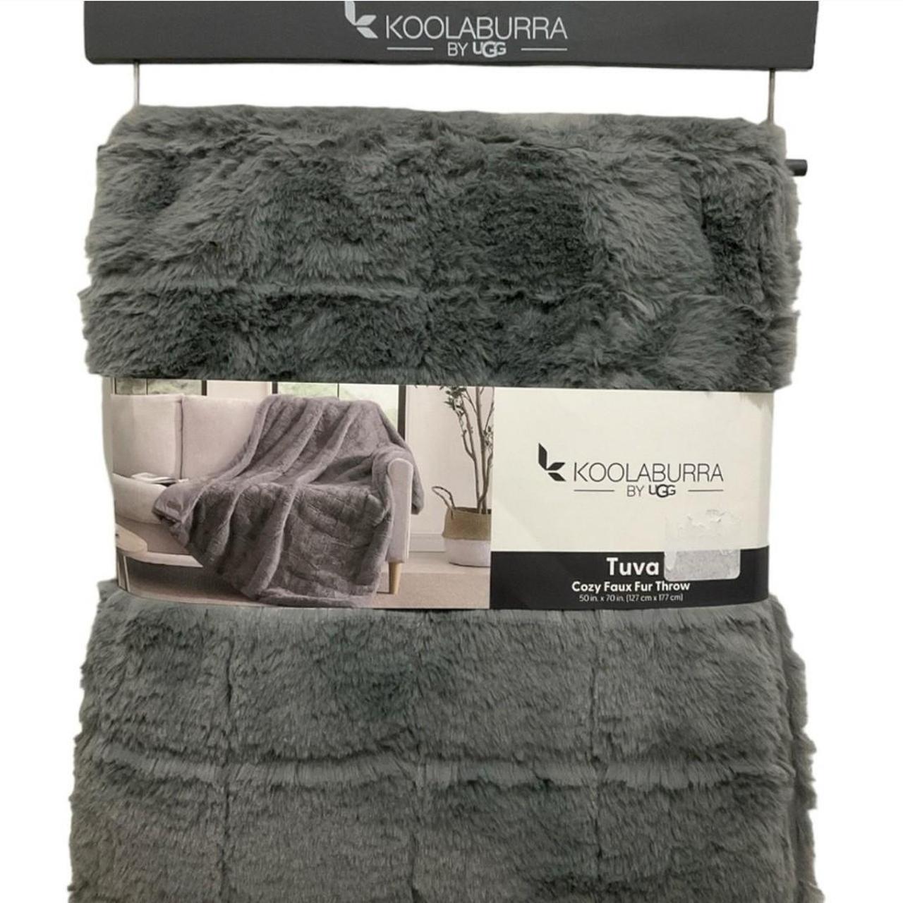 Ugg grey throw discount blanket