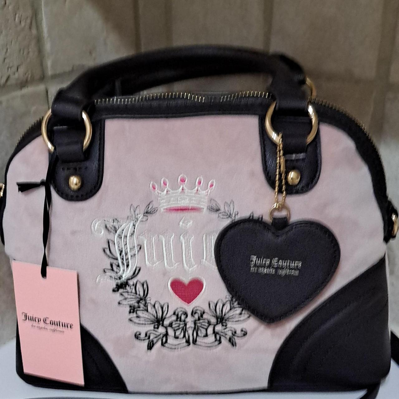 Juicy Couture Pink & Black retailer Dome Satchel