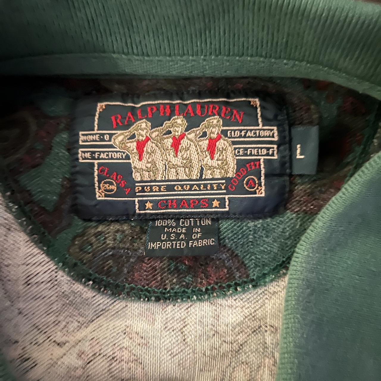 Chaps X Ralph Lauren Collab long sleeve Used,... Depop