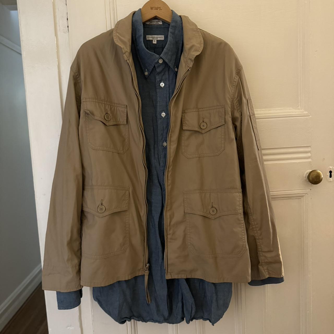 Anatomica USN Flight Jacket - Beige Sz Large | Depop