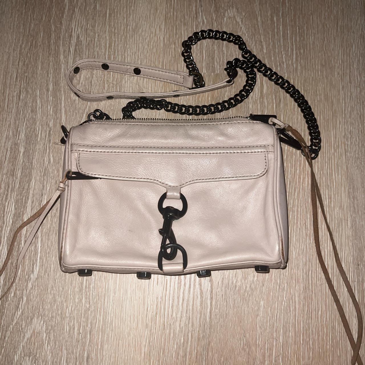 REBECCA selling MINKOFF SMALL CREAM SATCHEL PURS