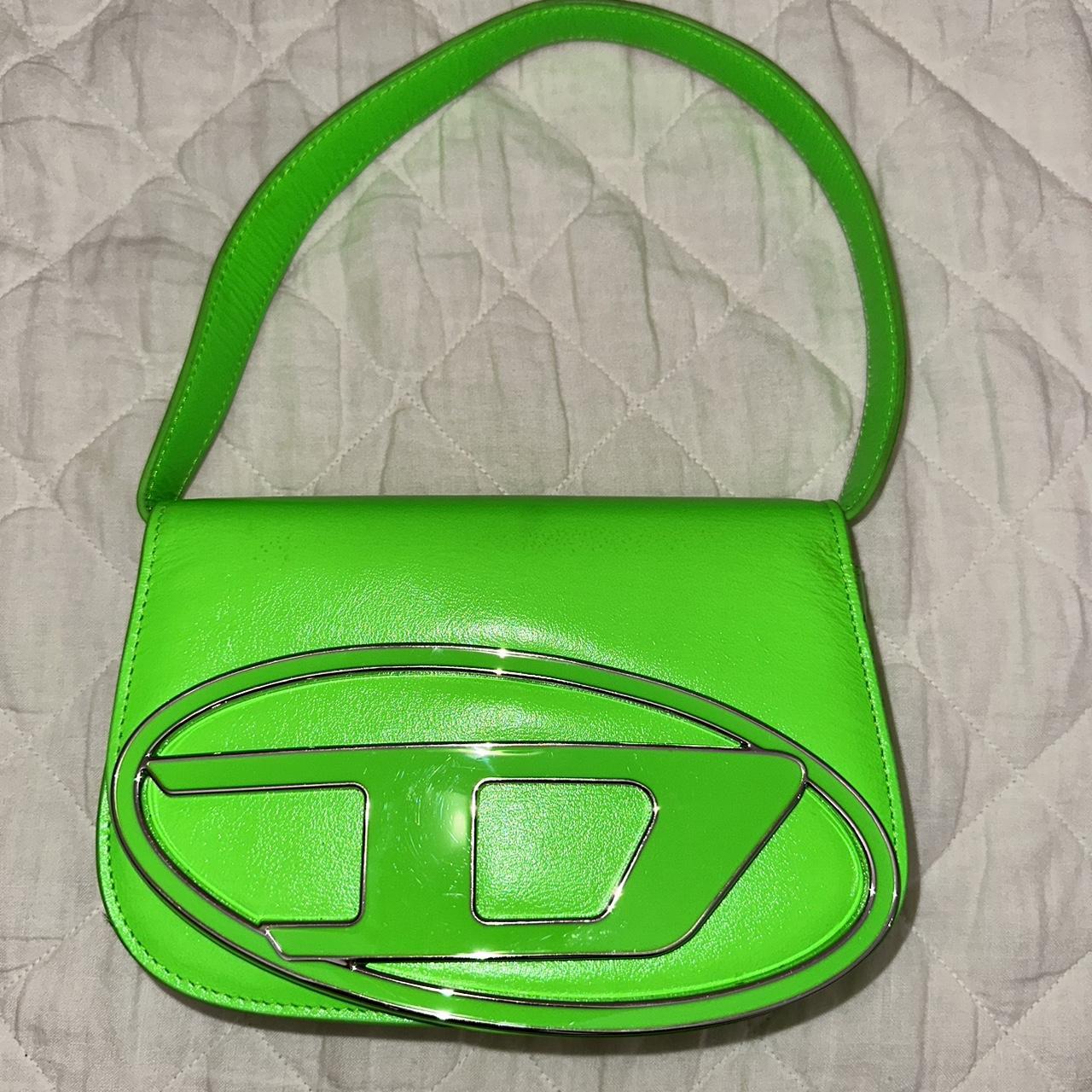 Diesel 1DR Women’s shoulder bag neon leather in... Depop