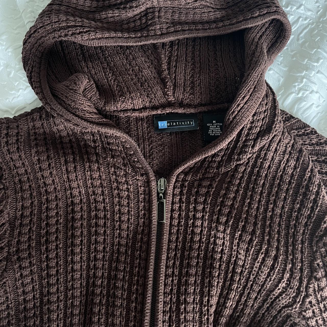 Brandy Melville Women's Brown Hoodie Depop