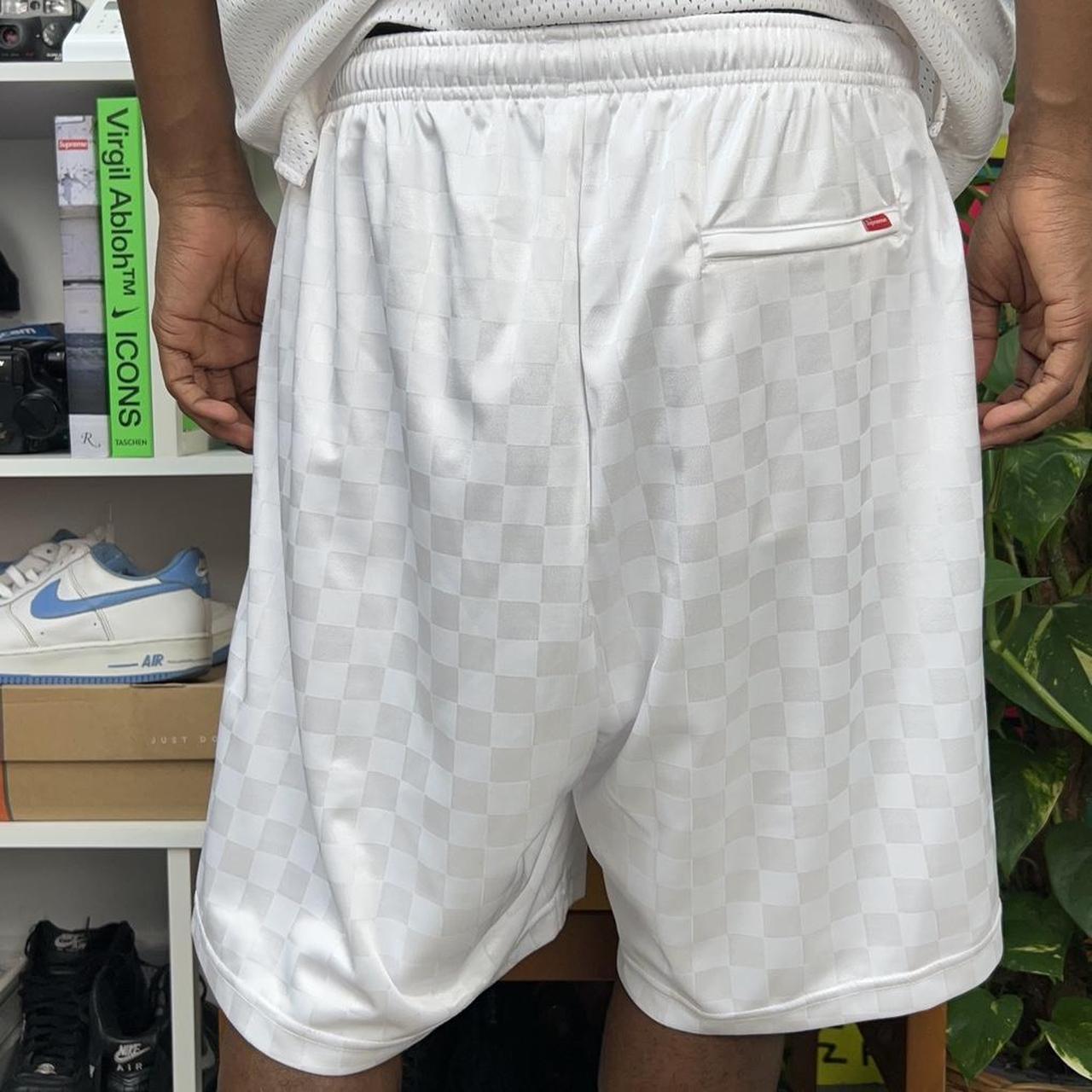 Supreme hot sale white shorts