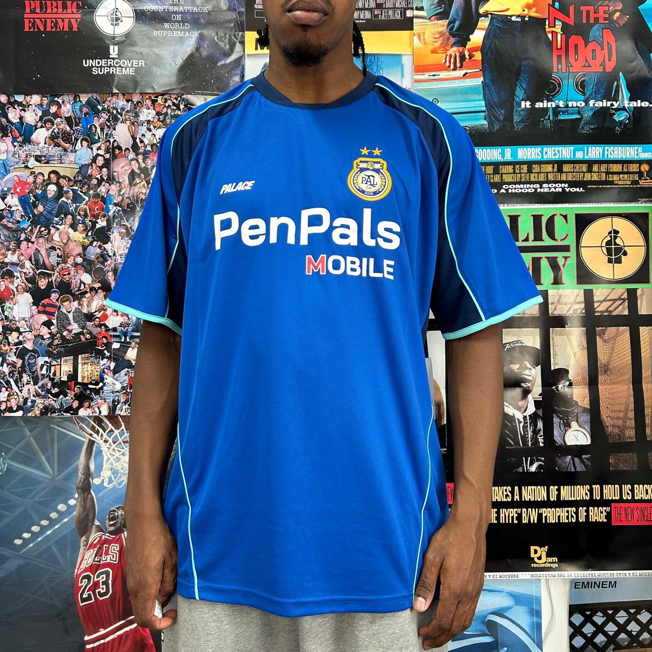 Palace Blue jersey Pen Pals❤️ ❤️Size - XL ❤️Condition Palace Blue jersey Pen Pals❤️ ❤️Size - XL ❤️Condition