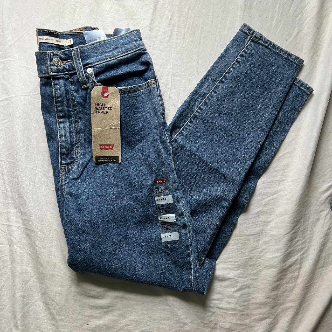 NWT Levi's High-waisted Taper Jeans - size 27 - - Depop