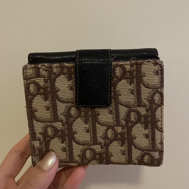 Christian Dior Diorissimo Pattern Compact Wallet