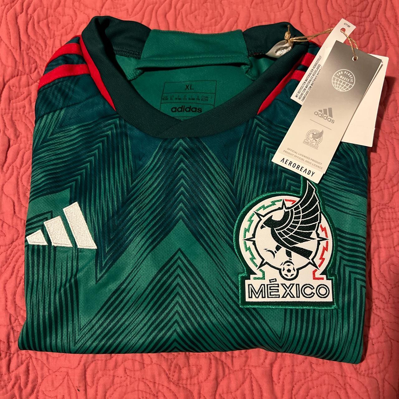 Adidas Mexico Home Jersey 22 Green / L