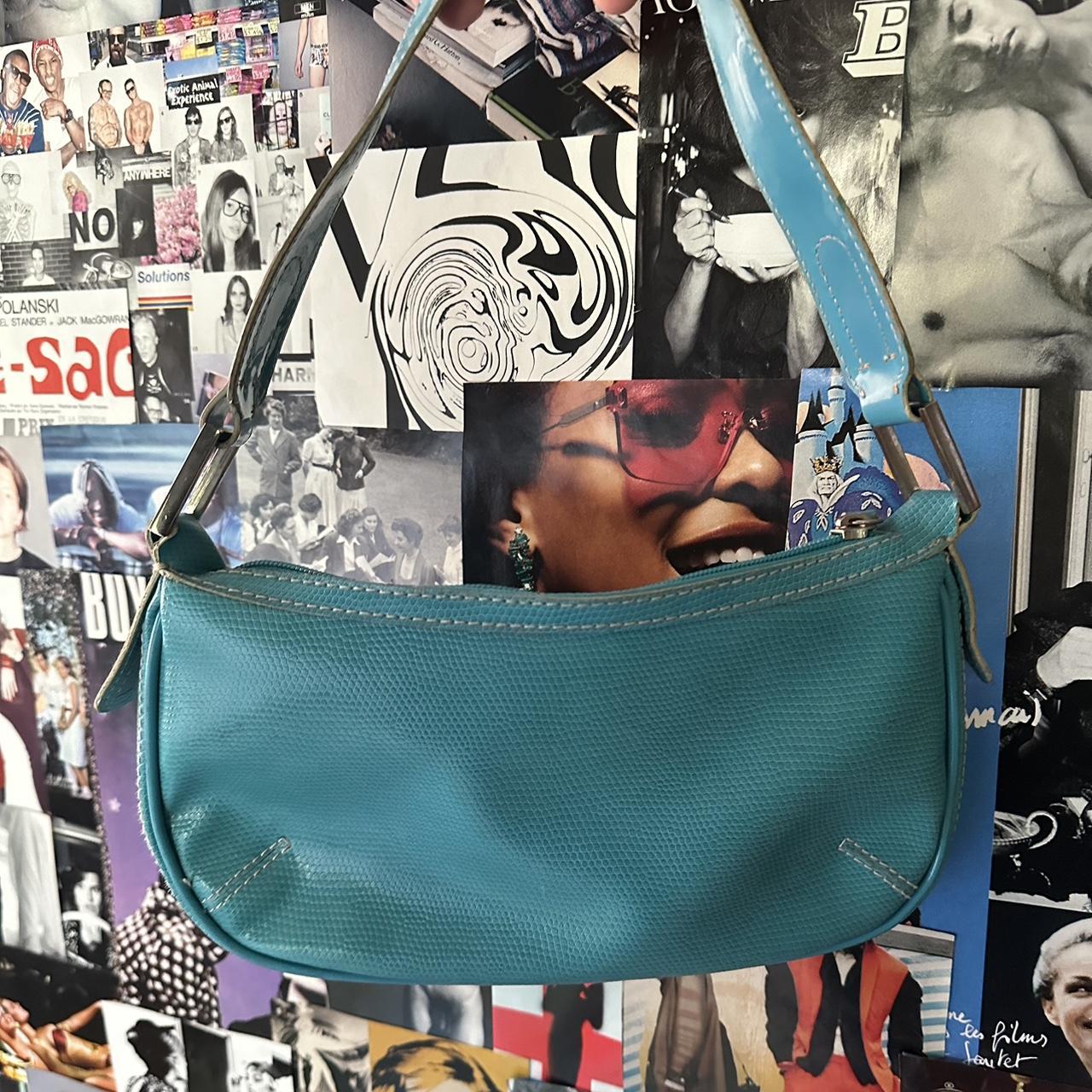 Mudd Clothing Women's Blue Bag | Depop