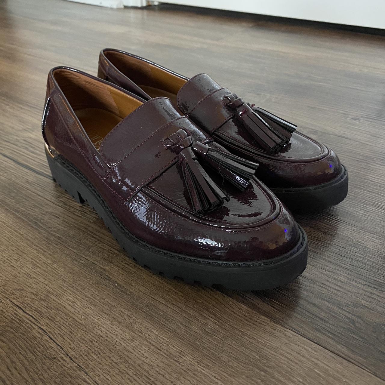 franco sarto white loafers