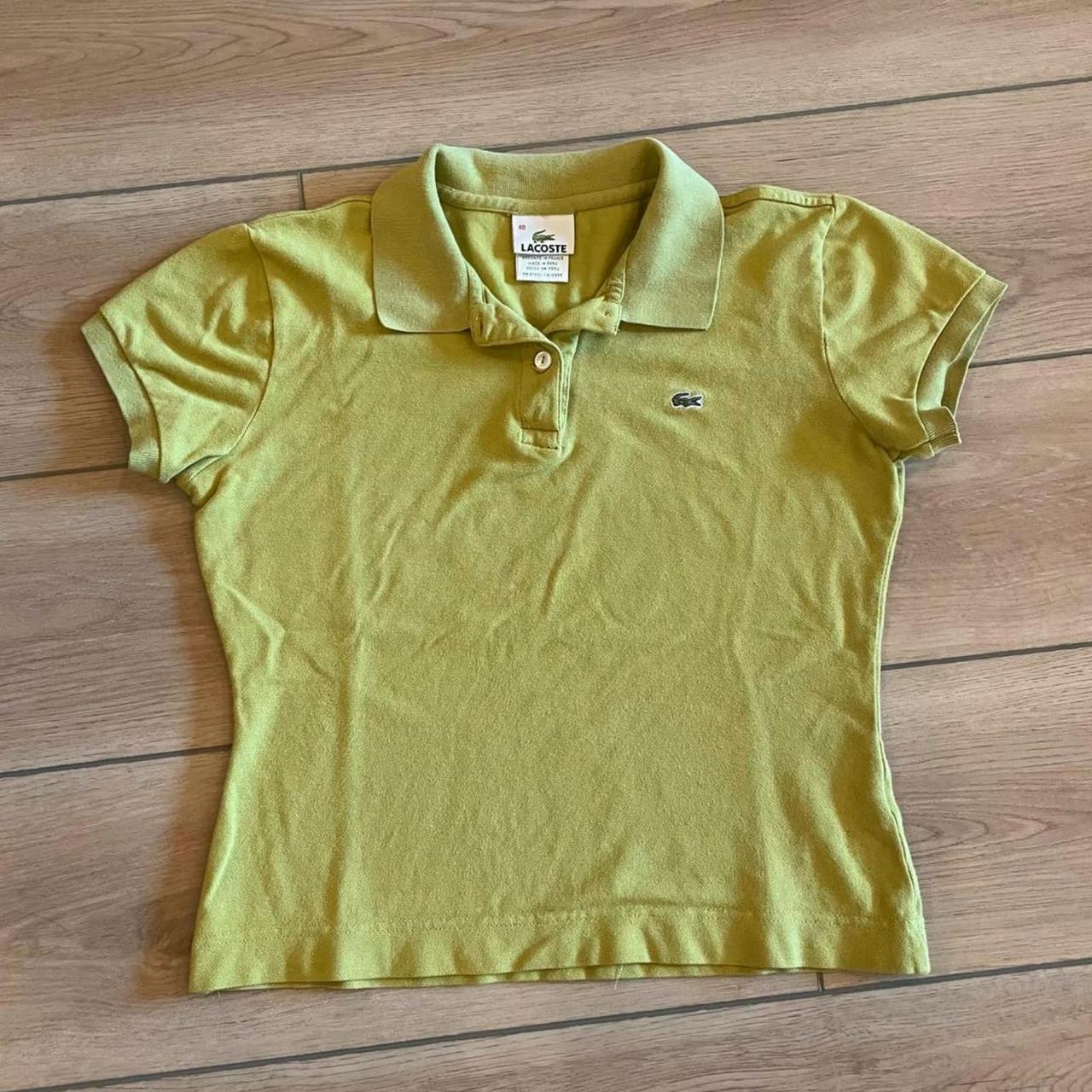 Lacoste Women's Green Poloshirts Depop