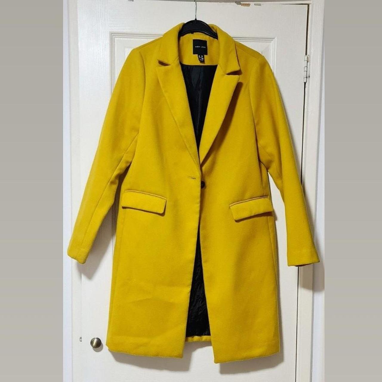 New look mustard on sale coat