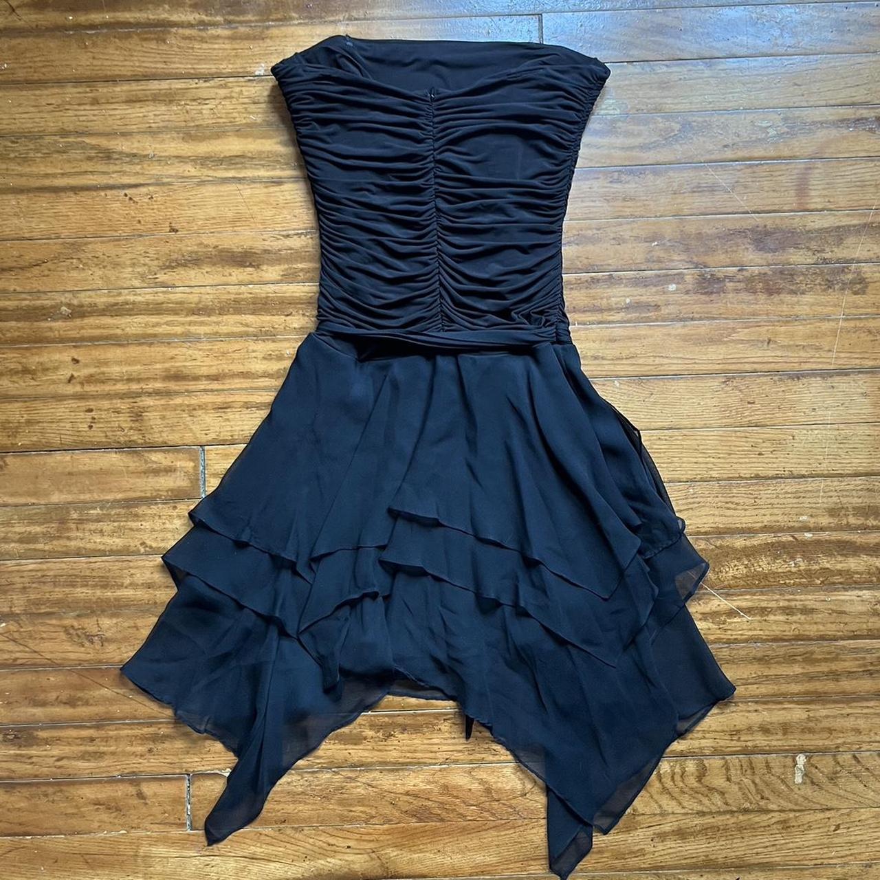 BCBGMAXAZRIA Women's Black Dress | Depop