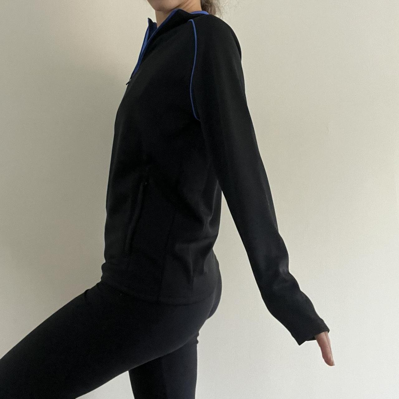 Slazenger Women's Black and Blue Sweatshirt (2)
