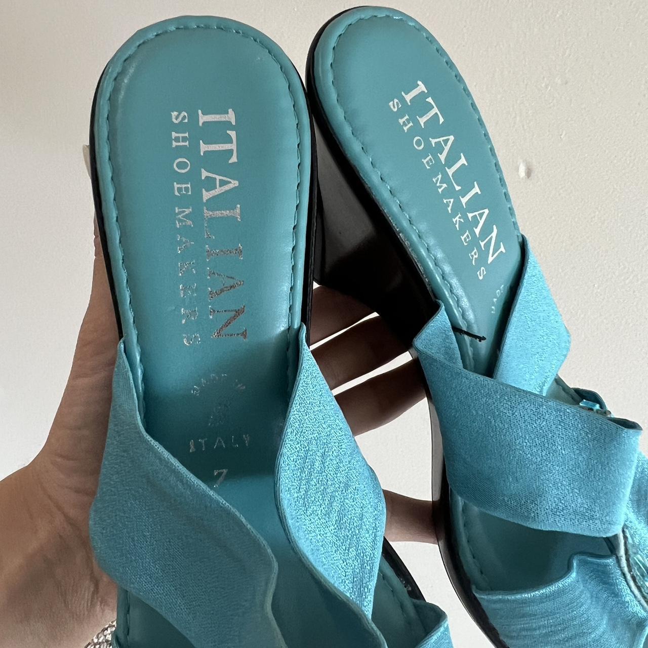 Italian shoemakers blue on sale sandals