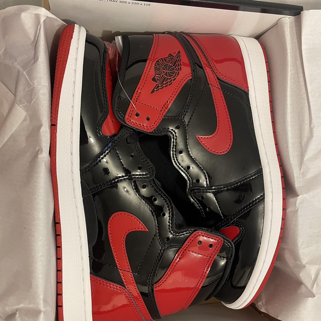 jordan1 red and black