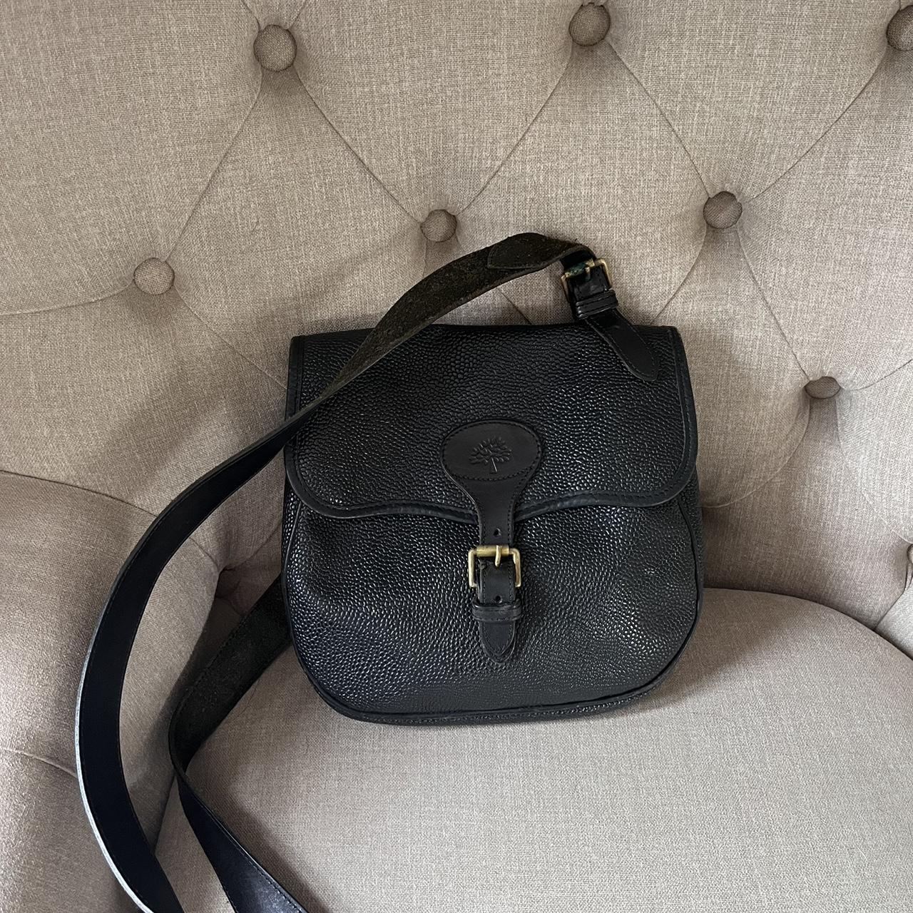 Mulberry cross body bag, Scotchgrain with front... - Depop