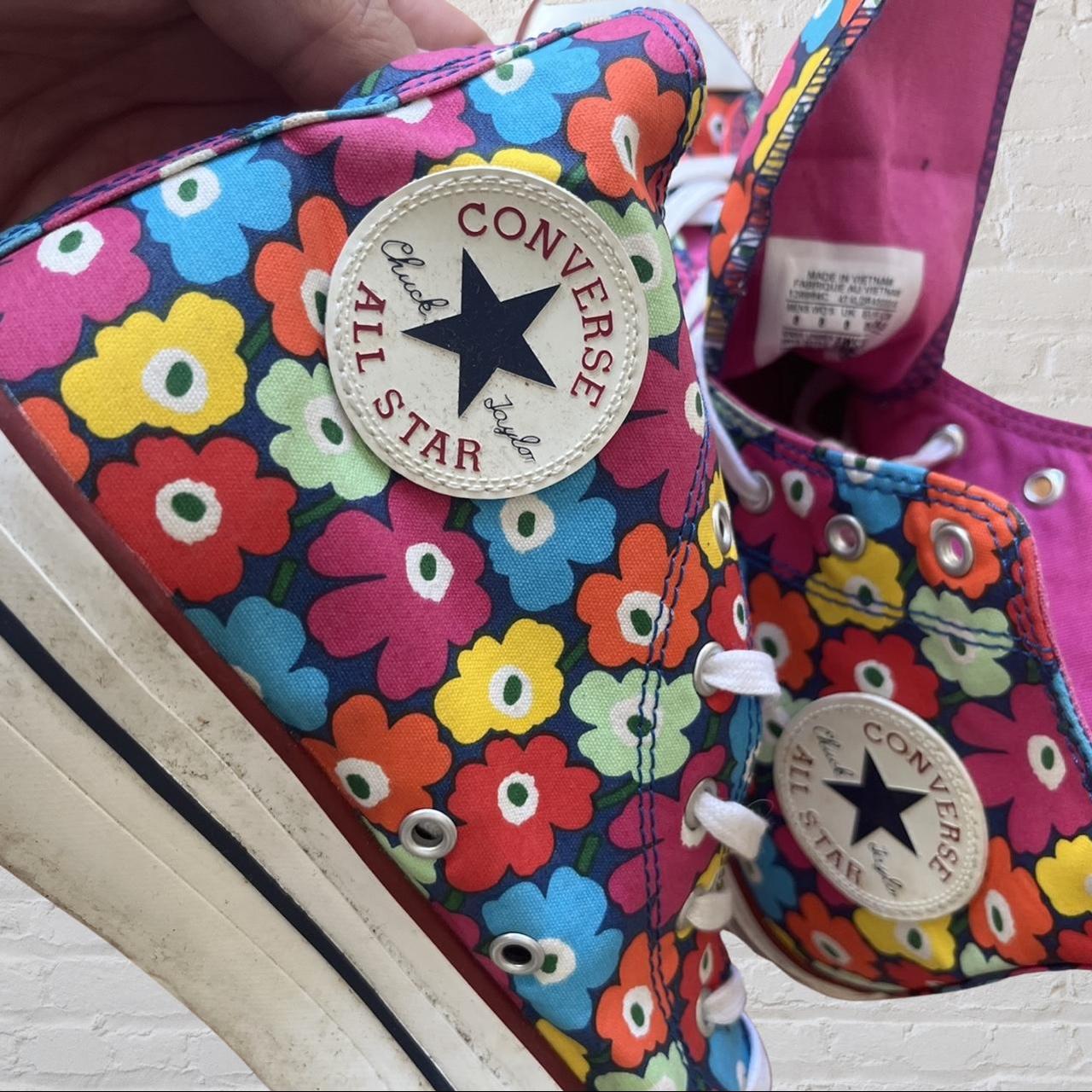 Marimekko converse chuck Taylor uk size 6 Platform | Depop