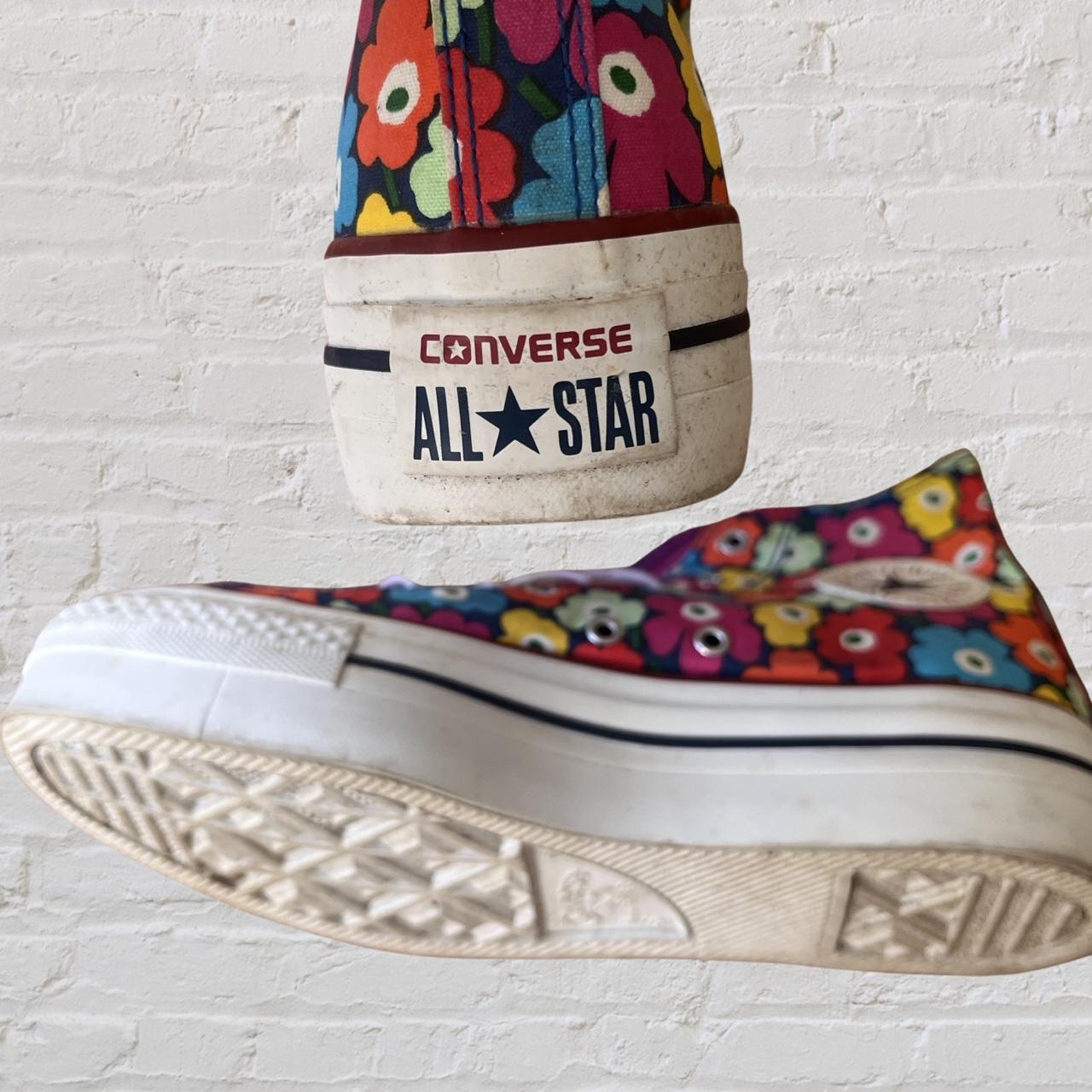 marimekko×convers スニーカー　厚底 marimekko converse マリメッコ コンバース ウニコ 23cm - メルカリ