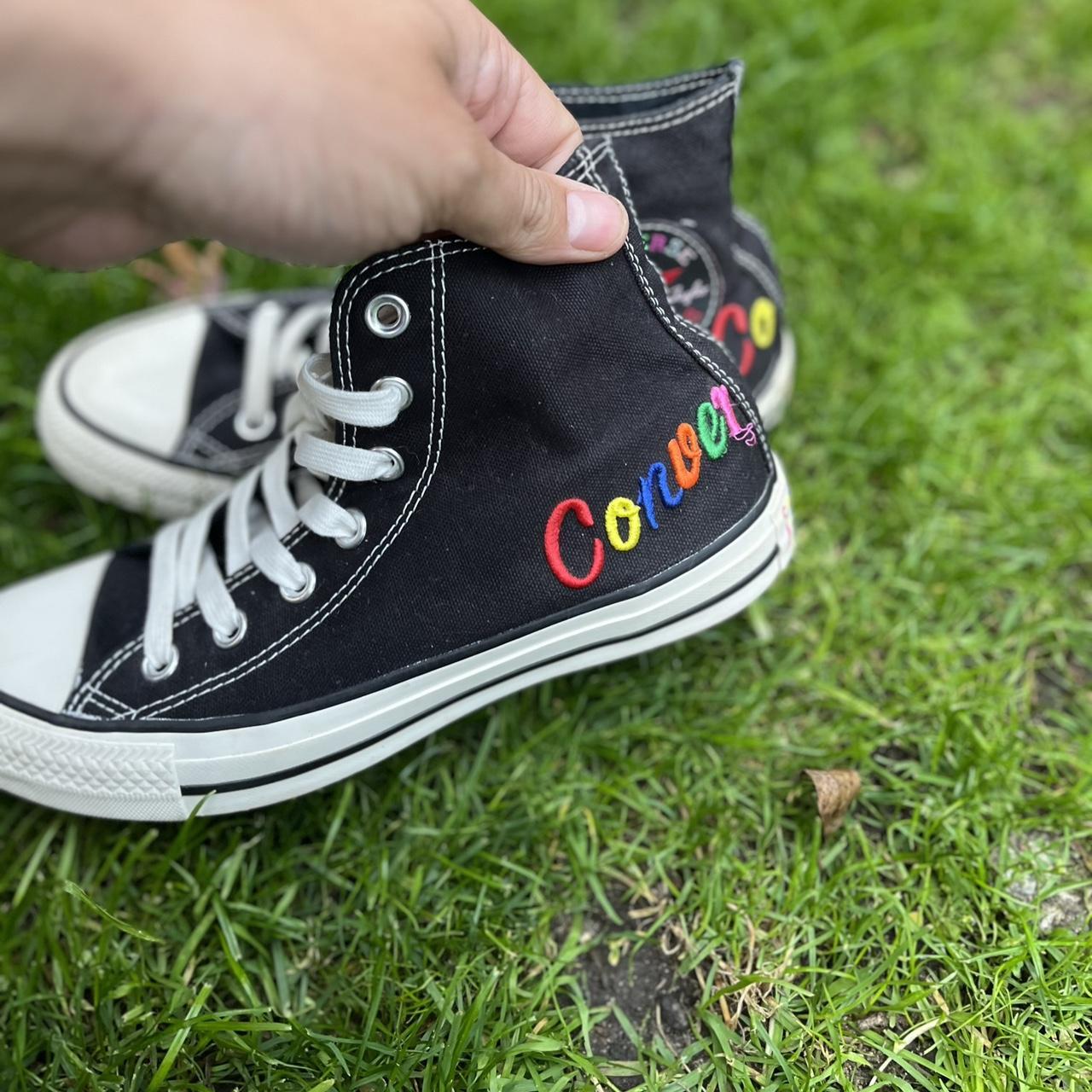 Pride converse trainers limited edition uk size