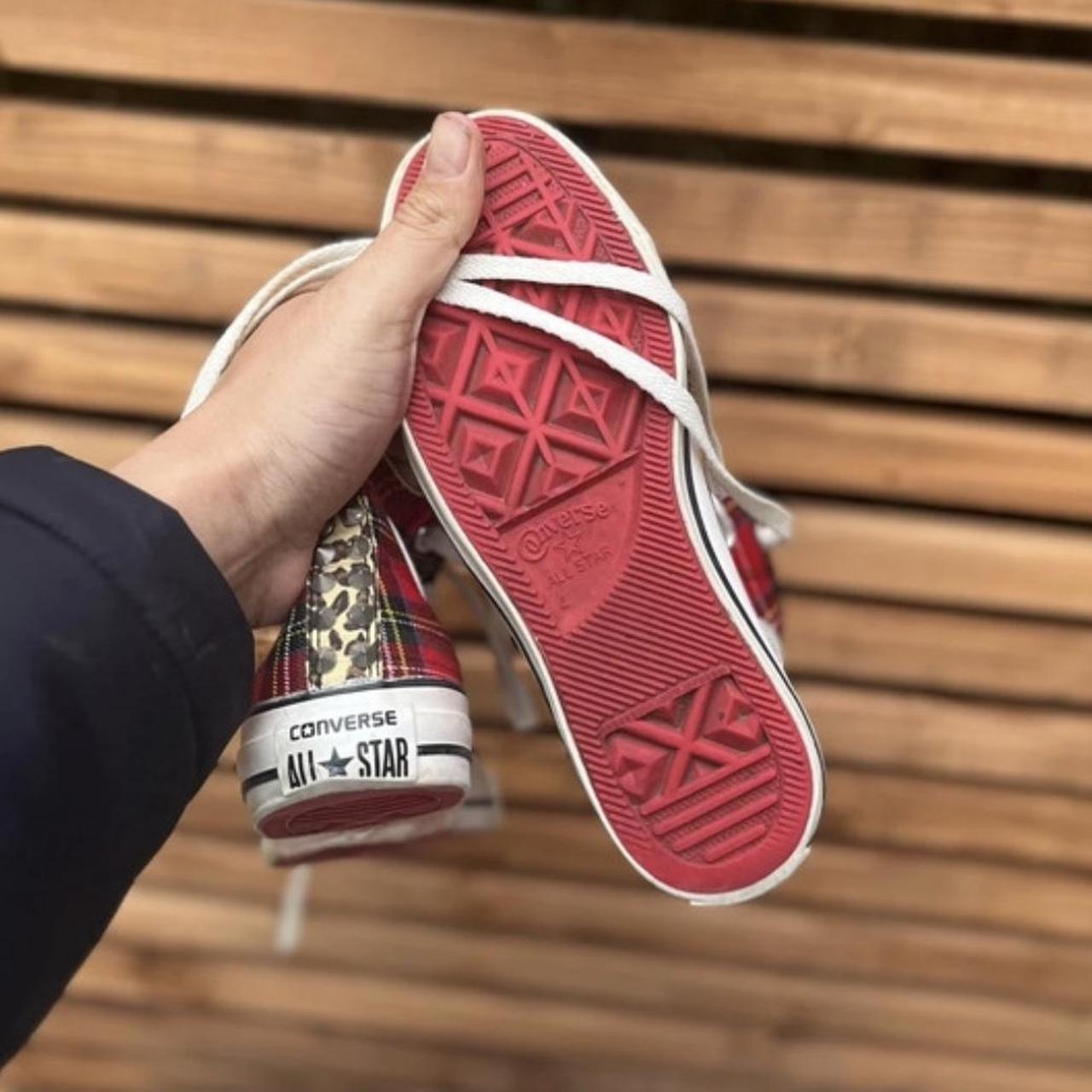 Rare punk Emo tartan and leopard print Depop