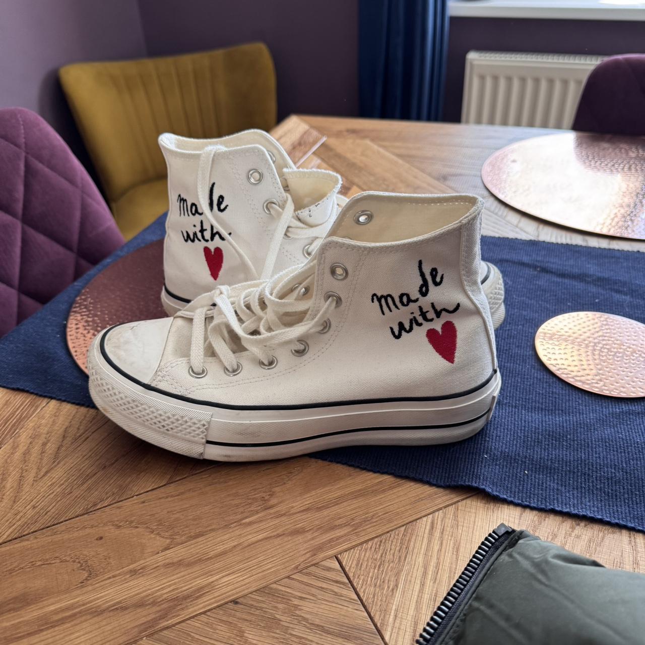 marimekko×convers スニーカー　厚底 marimekko converse マリメッコ コンバース ウニコ 23cm - メルカリ