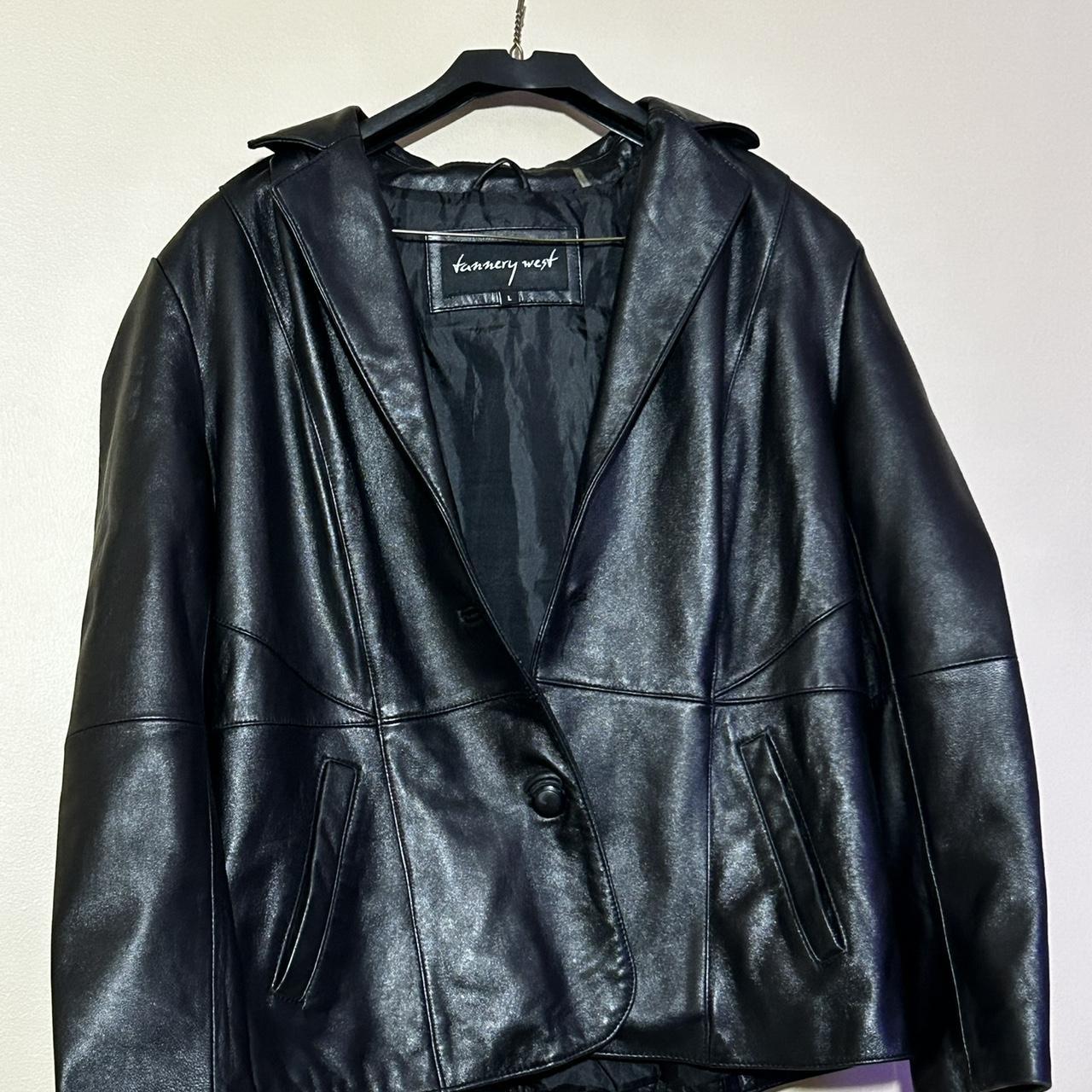 Tannery west leather on sale jacket